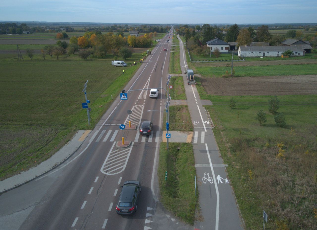 Najdłuższa droga wojewódzka w Polsce już przejezdna. Władze czekają na odbiór