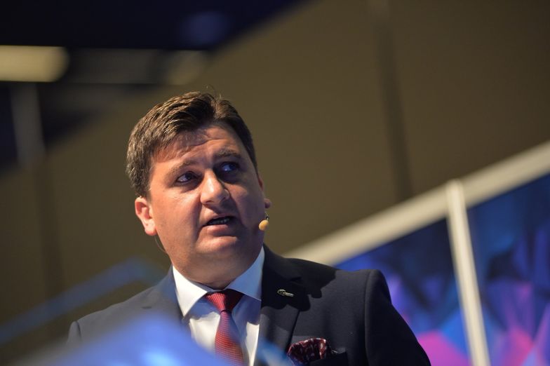 Na zdjęciu prezes PGG Tomasz Rogala