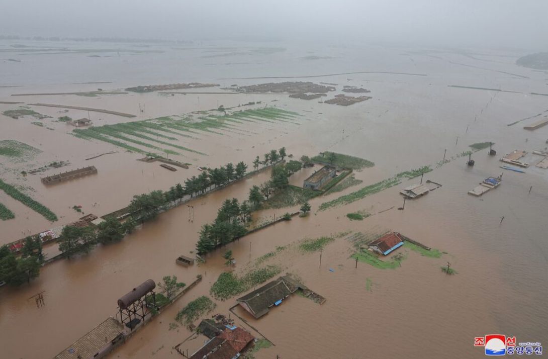 Korea Północna. Powódź w kraju