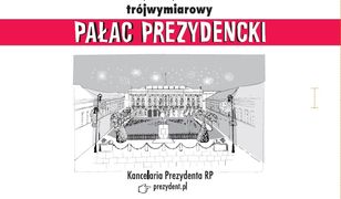 Kolorowanka dla dzieci Pałac Prezydencki