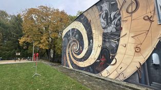 Częstochowa: Mural Sętowskiego. Zobacz najnowsze dzieło mistrza surrealizmu