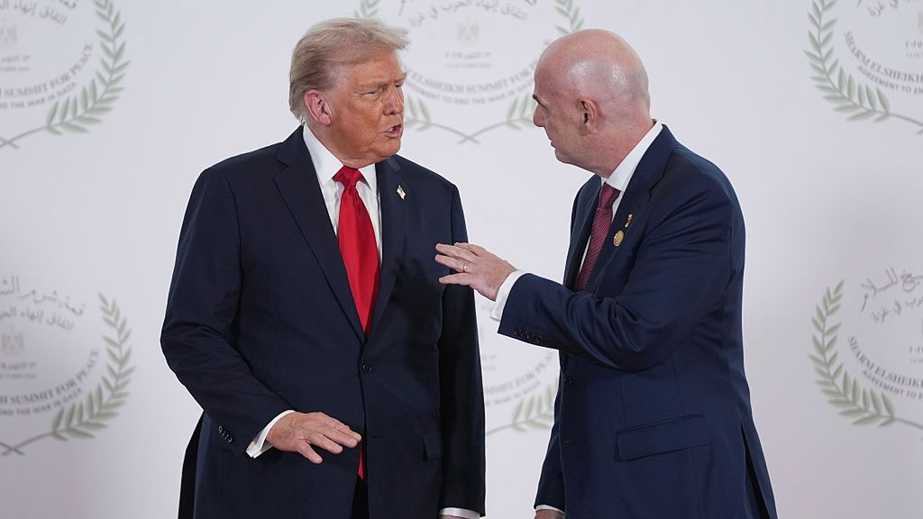 Getty Images / Evan Vucci - Pool / Donald Trump i Gianni Infantino 