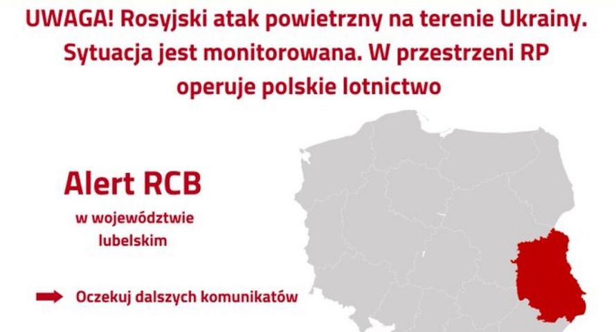 Tylko błąd czy kompromitacja? RCB przy wysyłce alertu pomyliło województwa