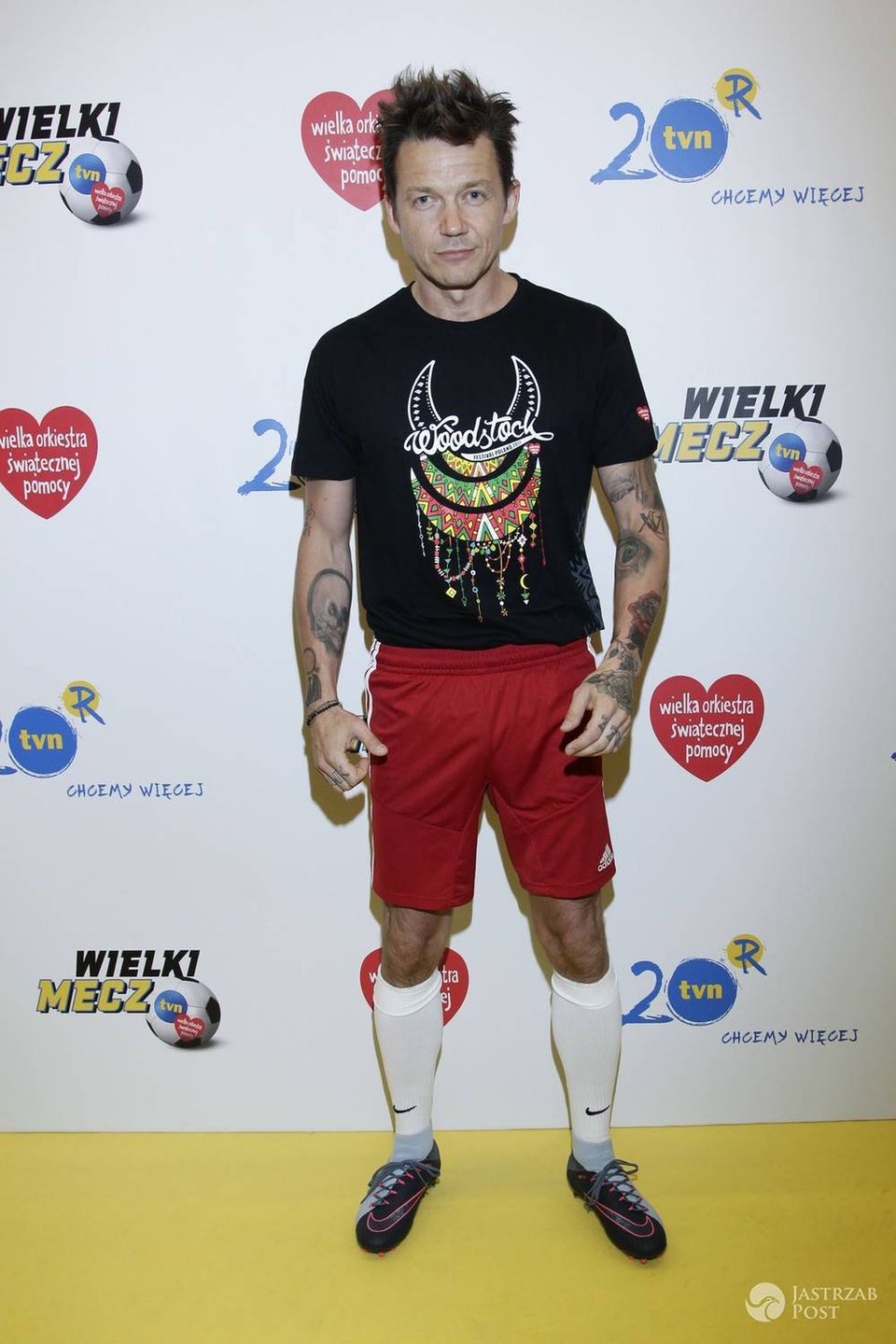 Wojciech Mazolewski - Wielki Mecz TVN kontra WOŚP - trening
