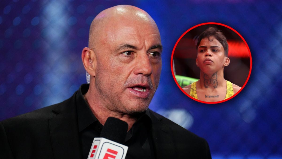 Getty Images / Chris Unger/Zuffa LLC / Na zdjęciu: Joe Rogan i Iasmin Lucindo (w kółku)