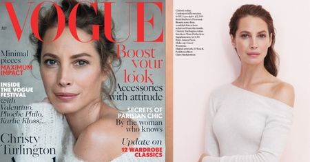 45-letnia Christy Turlington w "Vogue'u"!