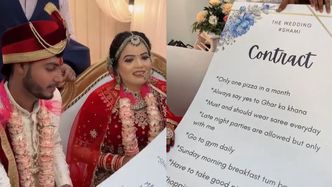 Małżeństwo z Indii podpisało "kontrakt ślubny", który dotyczył tego, co będą JEDLI. Filmik jest hitem sieci i ma miliony wyświetleń