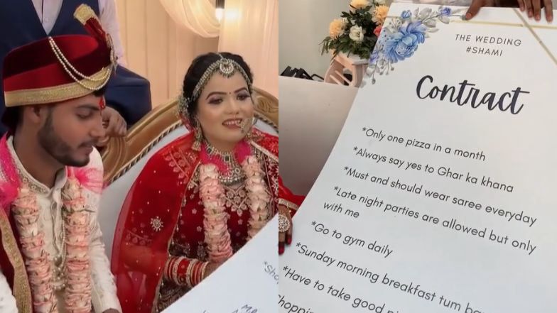 Małżeństwo z Indii podpisało "kontrakt ślubny", który dotyczył tego, co będą JEDLI. Filmik jest hitem sieci i ma miliony wyświetleń