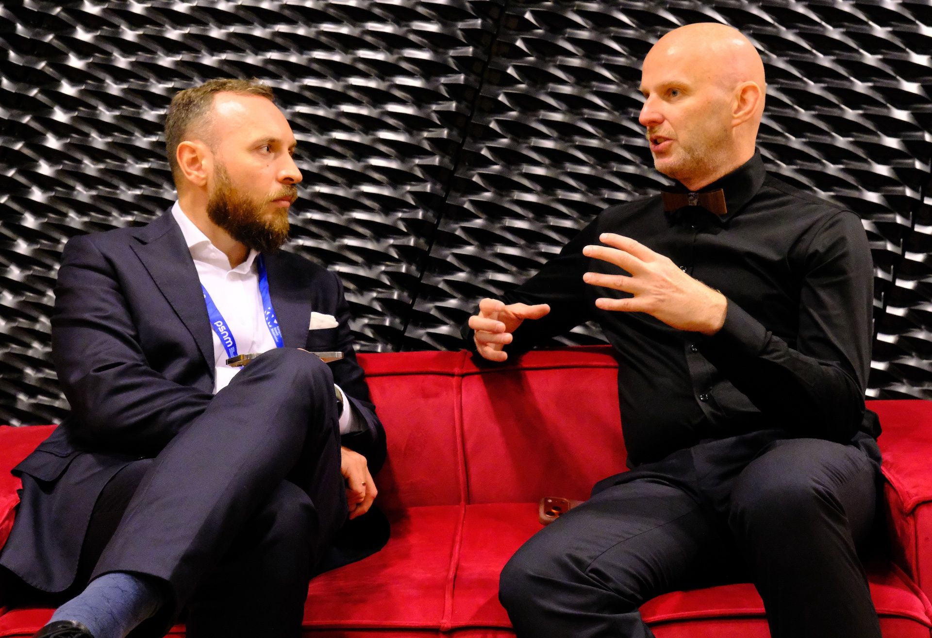 Tomasz Gałaszkiewicz (Electromobility Poland) i Mateusz Żuchowski (WP Autokult)