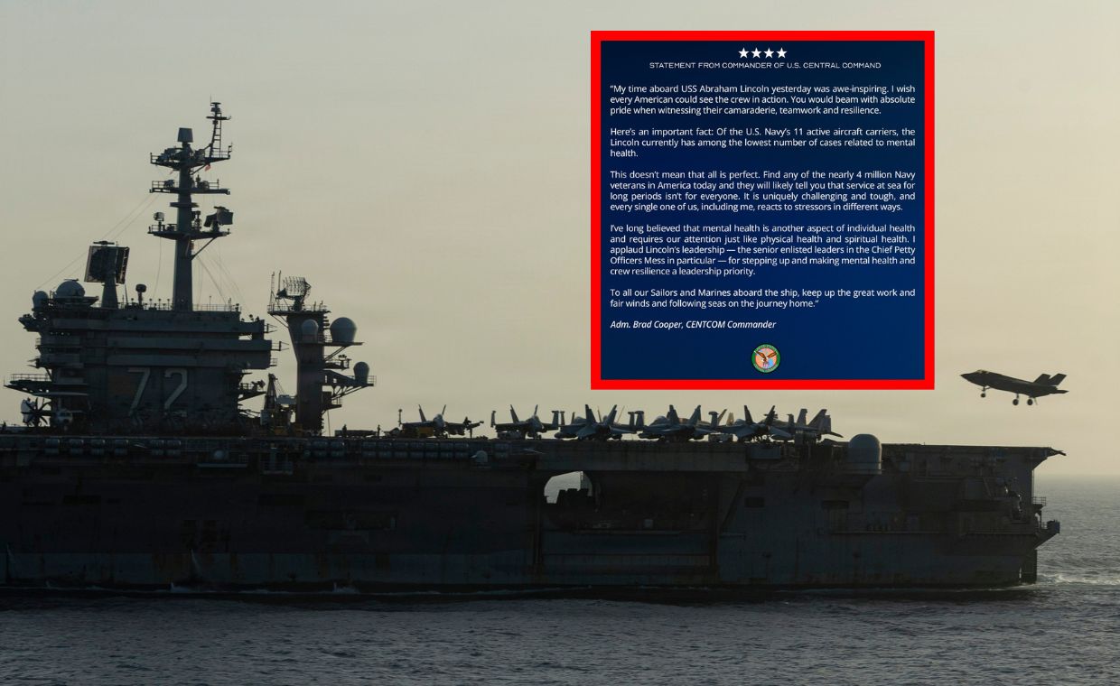 USS Abraham Lincoln w kryzysie: Rekordowa misja, skażona woda i cień skandalu zdrowia psychicznego