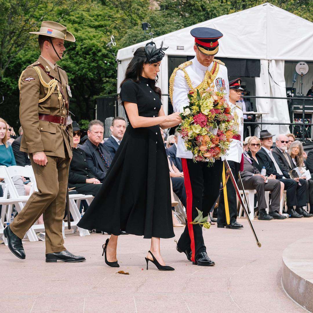Meghan Markle i książę Harry uczcili Australijczyków, poległych w I Wojnie Światowej w Sydney