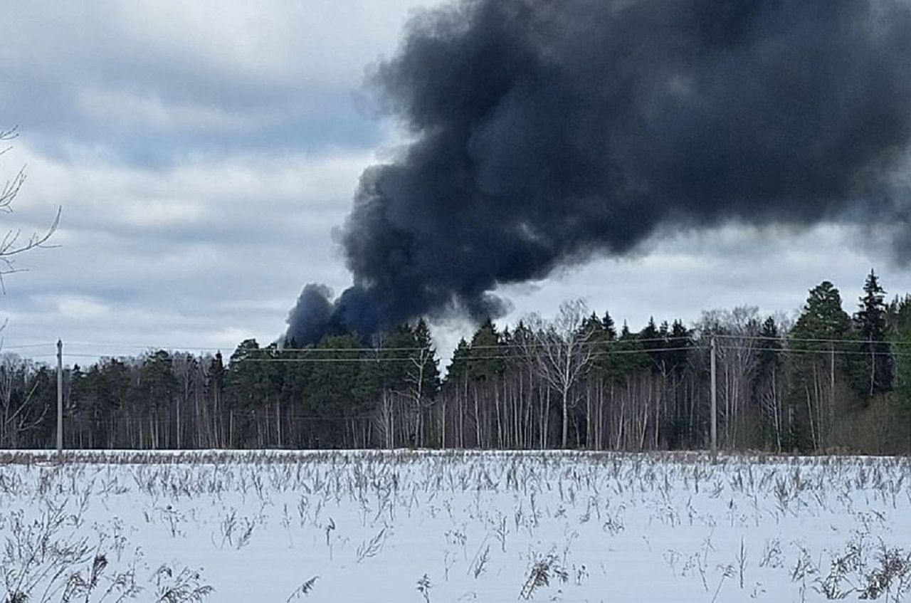 A Russian plane crashed near Moscow. No one survived.