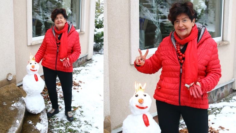 Joanna Senyszyn spaliła bałwana