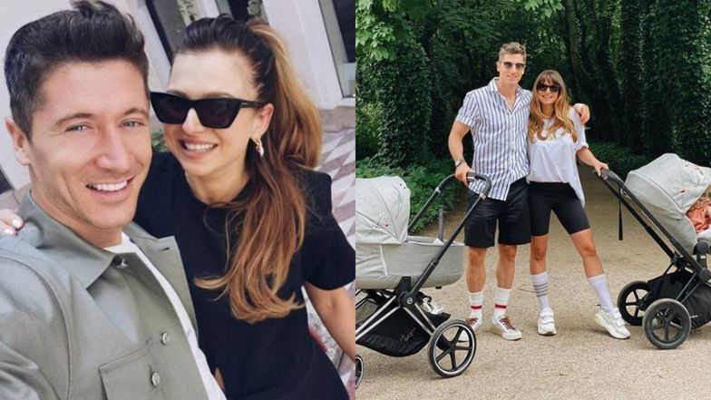 Anna i Robert Lewandowski zafundowali dzieciom designerskie wózki