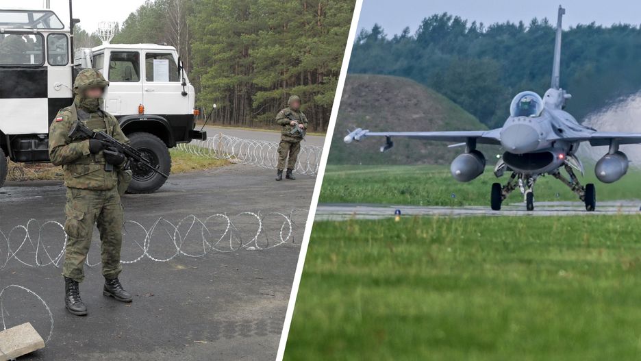 Wojskowe F-16 wylądują pod Wielbarkiem (zdj. ilustracyjne z poprzednich ćwiczeń na DOL Wielbark)