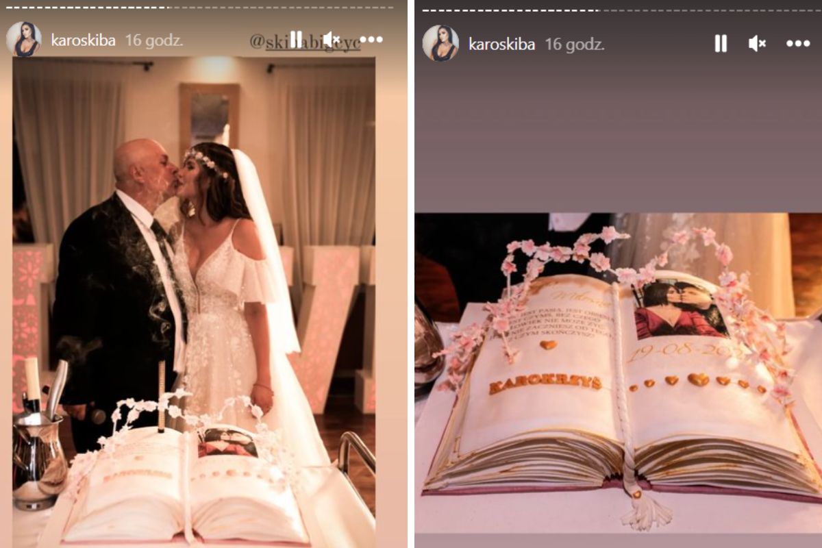 Oto jak wyglądał tort zakochanej pary