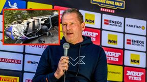 Poważny wypadek ojca Maxa Verstappena. Z auta nic nie zostało