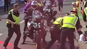 "Dramatyczny moment" podczas maratonu w Londynie. Interweniowała policja