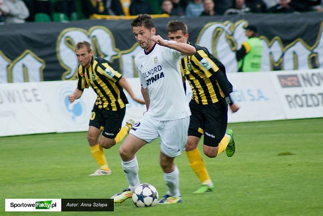 Arkadiusz Aleksander strzelił już w tym roku gola w Grudziądzu, grał wówczas we Flocie Świnoujście
