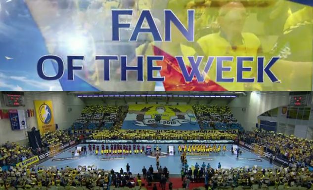 Najbardziej imponująca oprawa weekendu w wykonaniu kibiców Vive Tauronu Kielce (screen: EHF TV)