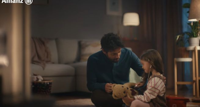 „Posłuchaj głosu serca” w reklamie Allianz Polska