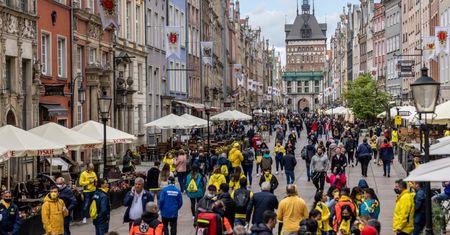 Gdańsk. Finał Ligi Europy UEFA przyciągnął turystów