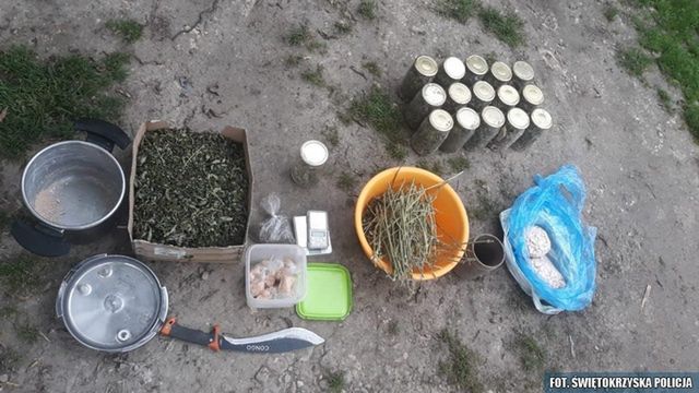 Ostrowieccy kryminalni przejęli dużą ilość narkotyków