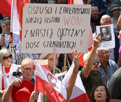 Protest w Gdańsku. Stanęli w obronie polskich bohaterów