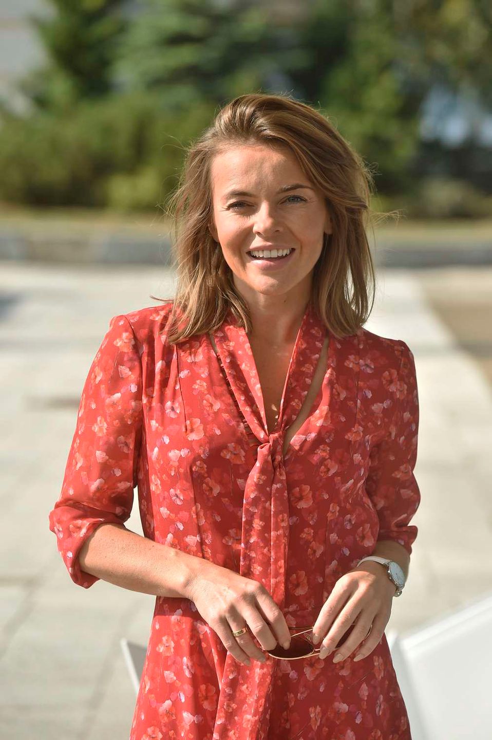 Edyta Herbuś z obrączką na palcu na festiwalu w Gdyni 2018