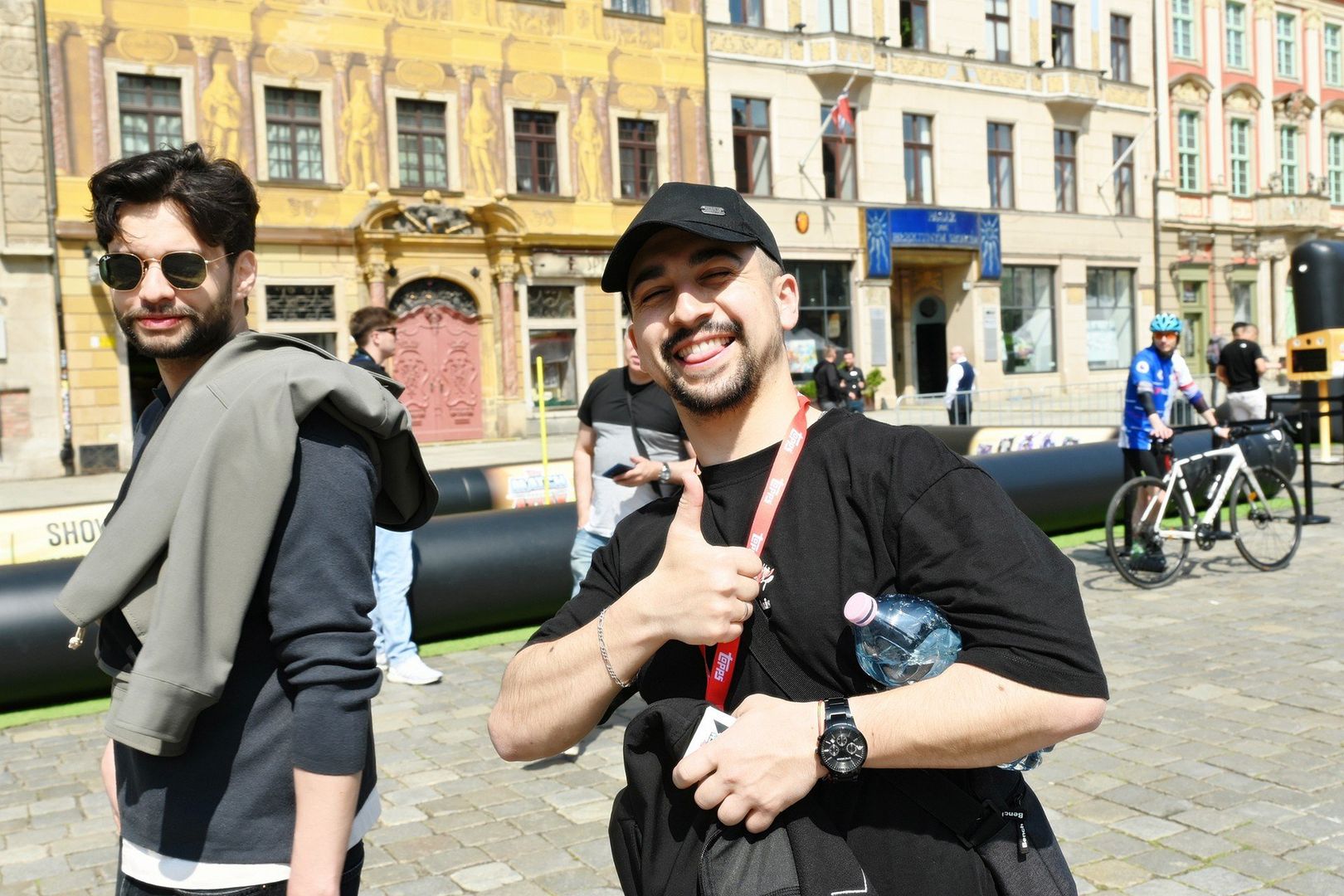 Otwarcie strefy kibica finału Ligi Konferencji na wrocławskim Rynku