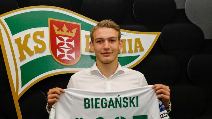 Materiały prasowe / Lechia Gdańsk / Na zdjęciu: Jan Biegański