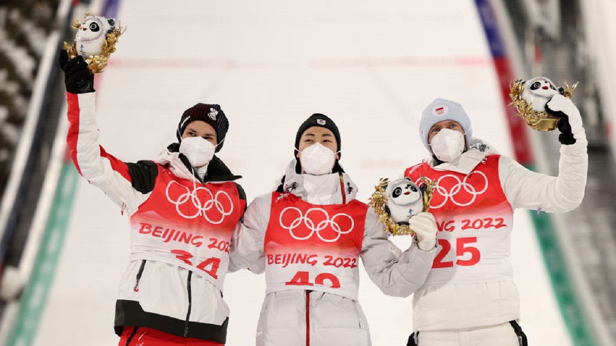 Zdjęcie okładkowe artykułu: Getty Images /  Lars Baron / Na zdjęciu: Manuel Fettner, Ryoyu Kobayashi i Dawid Kubacki