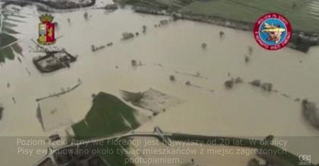 Niebezpiecznie wzrasta poziom rzek we Włoszech