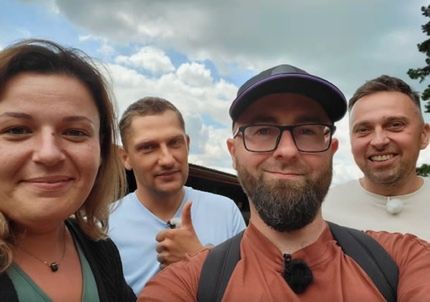 Basia, Michał, Grzegorz, Mateusz z "Rolnik szuka żony"