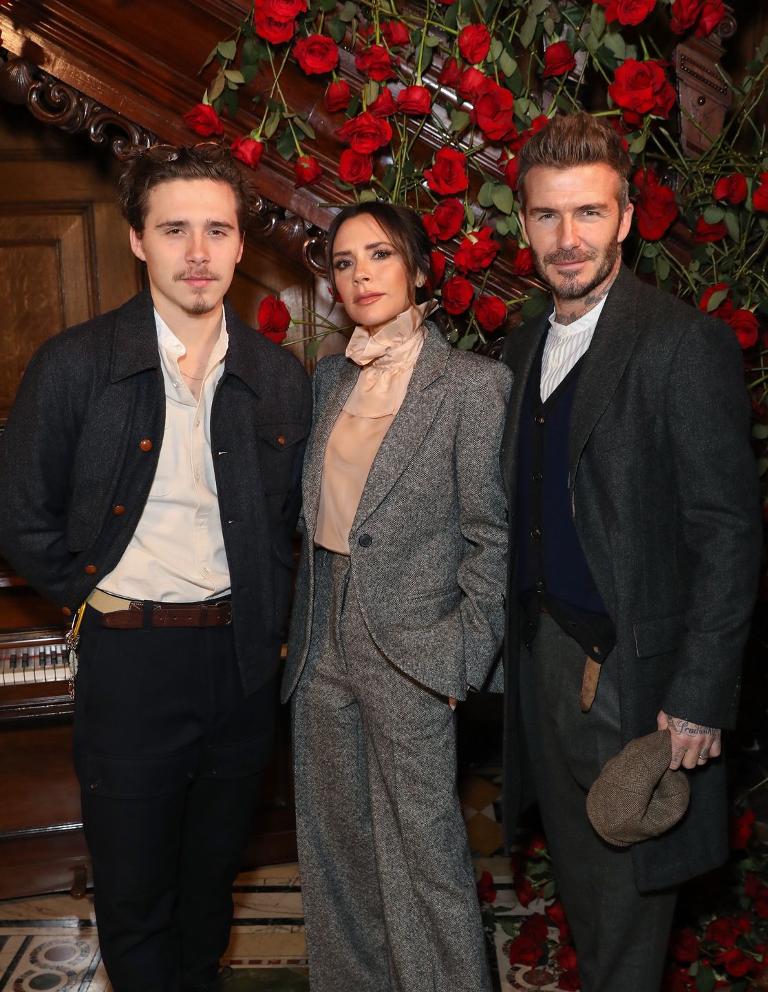 Victoria Beckham, David Beckham i Brooklyn Beckham