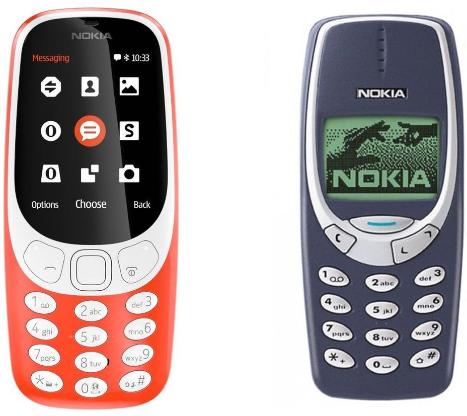 Nowa i stara Nokia 3310