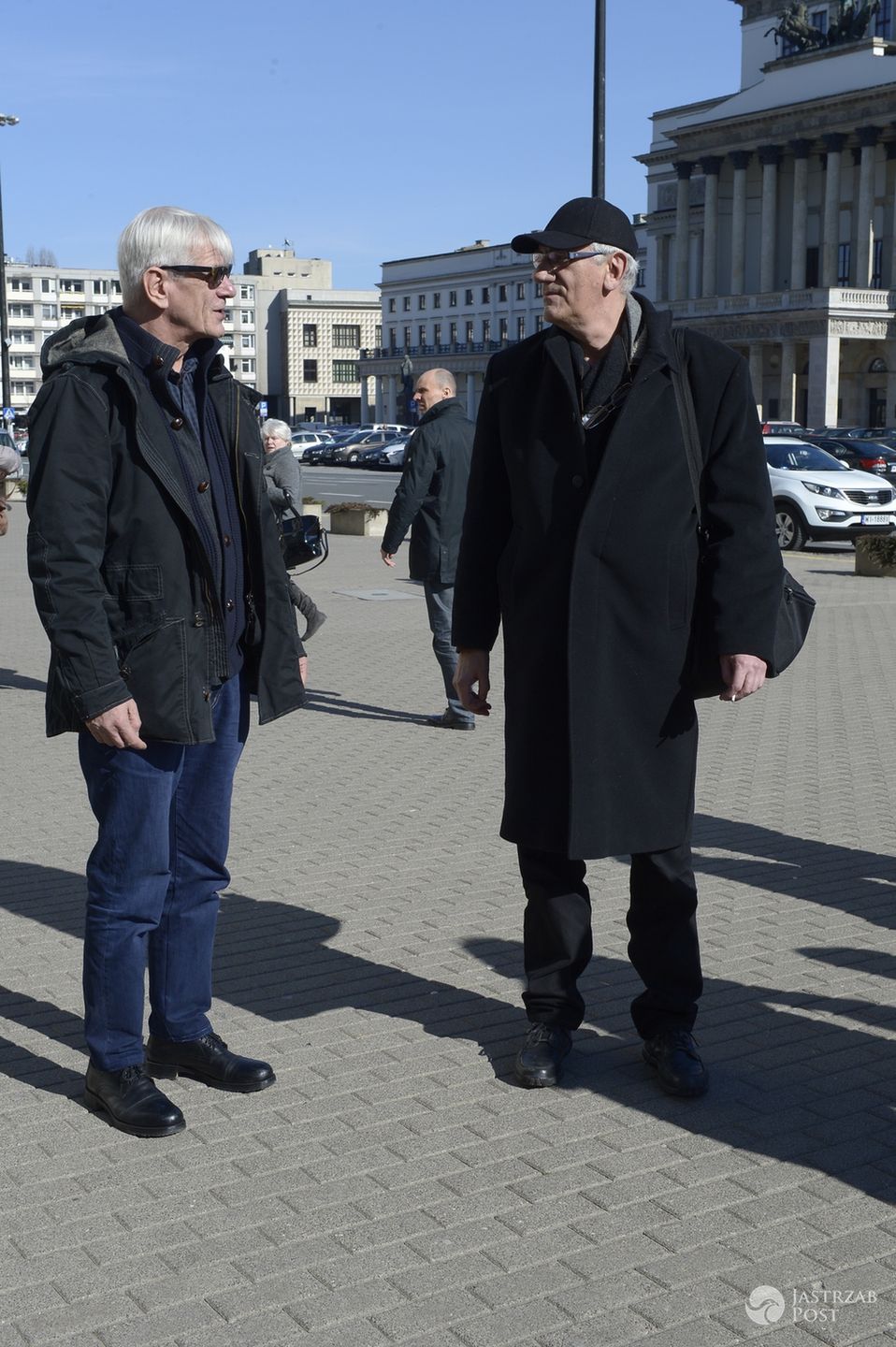 Wiktor Zborowski na pogrzebie Mariana Kociniaka