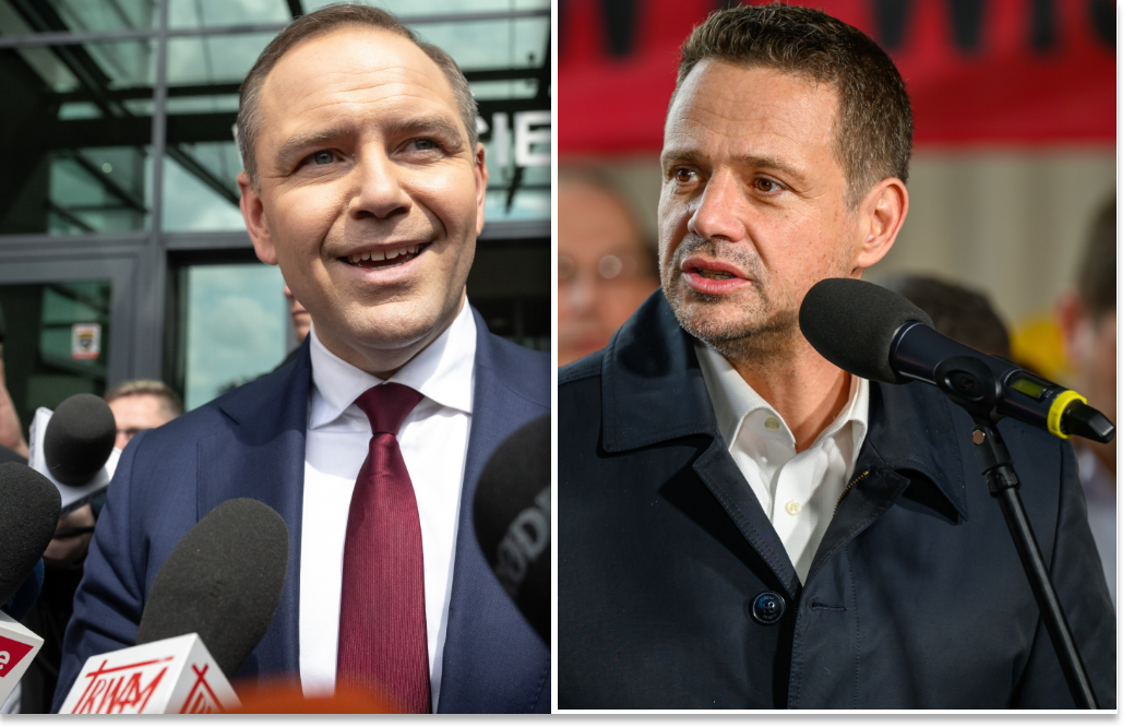 Sondaż prezydencki. Trzaskowski i Nawrocki idą "łeb w łeb"
