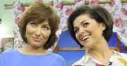Katarzyna Cichopek w bluzce w ptaki na planie nowego programu porannego "Twój Puls" [zdjęcia]