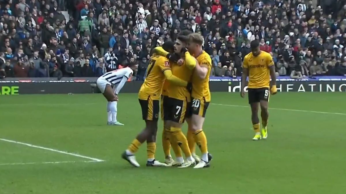 Twitter / Screen / Eleven Sports / Piłkarze Wolverhampton sięgnęli po kolejne trzy punkty