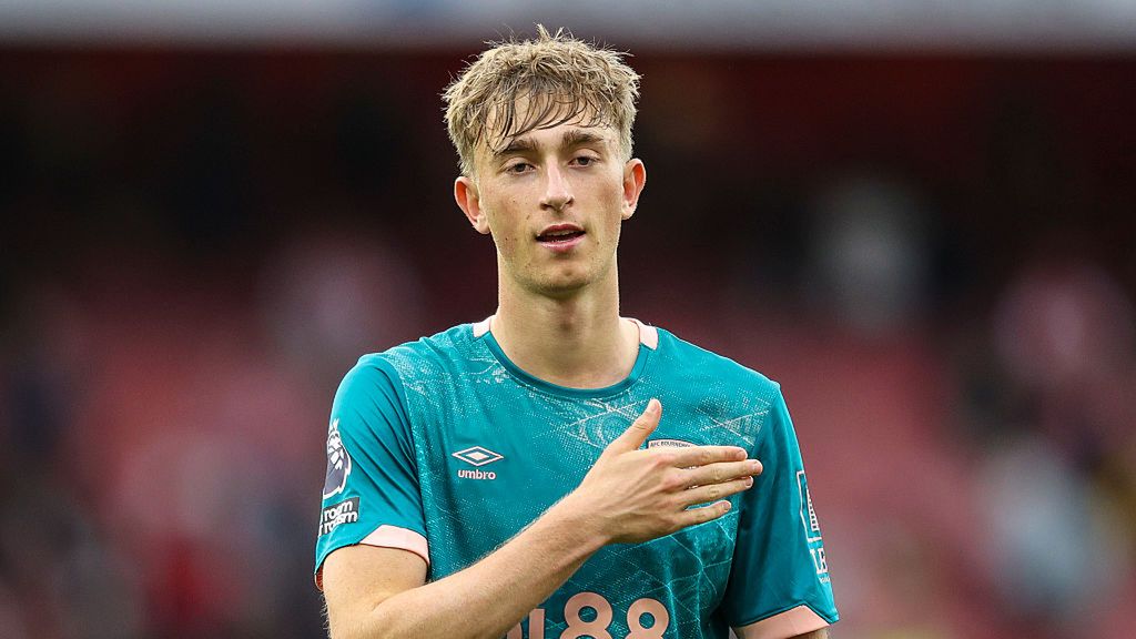 Getty Images / Robin Jones - AFC Bournemouth/AFC Bournemouth / Na zdjęciu: Dean Huijsen