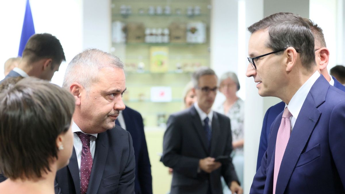 Florin-Ionut Barbu, minister rolnictwa Rumunii i premier Mateusz Morawieck