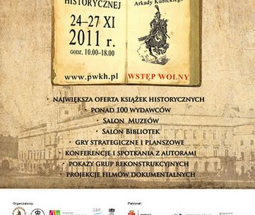XX Targi Książki Historycznej (24-27 listopada) - dziesiątki dyskusji, spotkań z autorami, promocji i premier