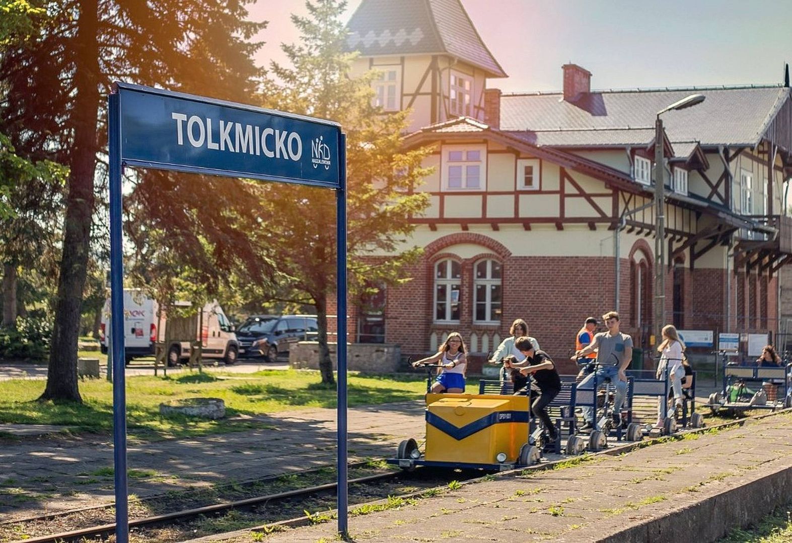 Tolkmicko - kolej drezynowa