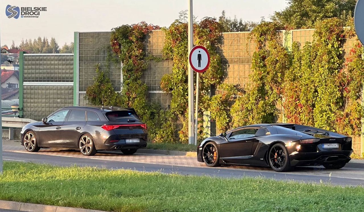 Lamborghini w akcji. Kierowca może zapłacić nawet 30 tys. zł