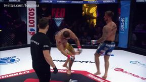 FEN 34. Efektowne zwycięstwo Adama Radziszewskiego! Grad ciosów zakończył walkę