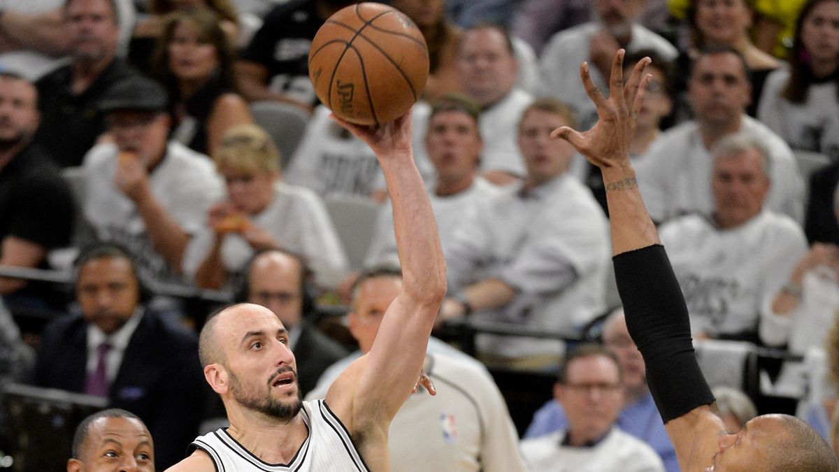 Manu Ginobili, rzucający San Antonio Spurs