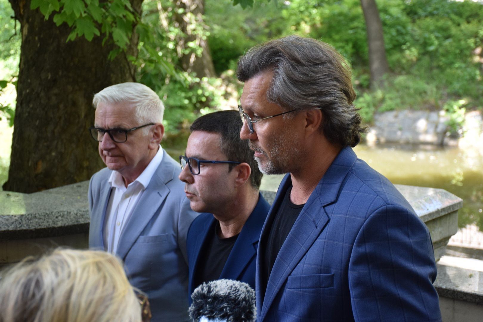 Konferencja prasowa prezydenta Kalisza w sprawie kaliskiego szpitala