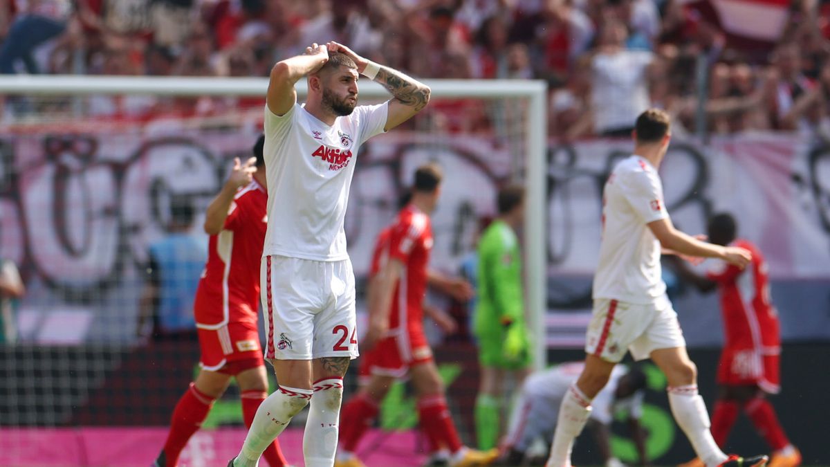 PAP/EPA / CHRISTOPHER NEUNDORF / Na zdjęciu: piłkarze FC Koeln i Unionu