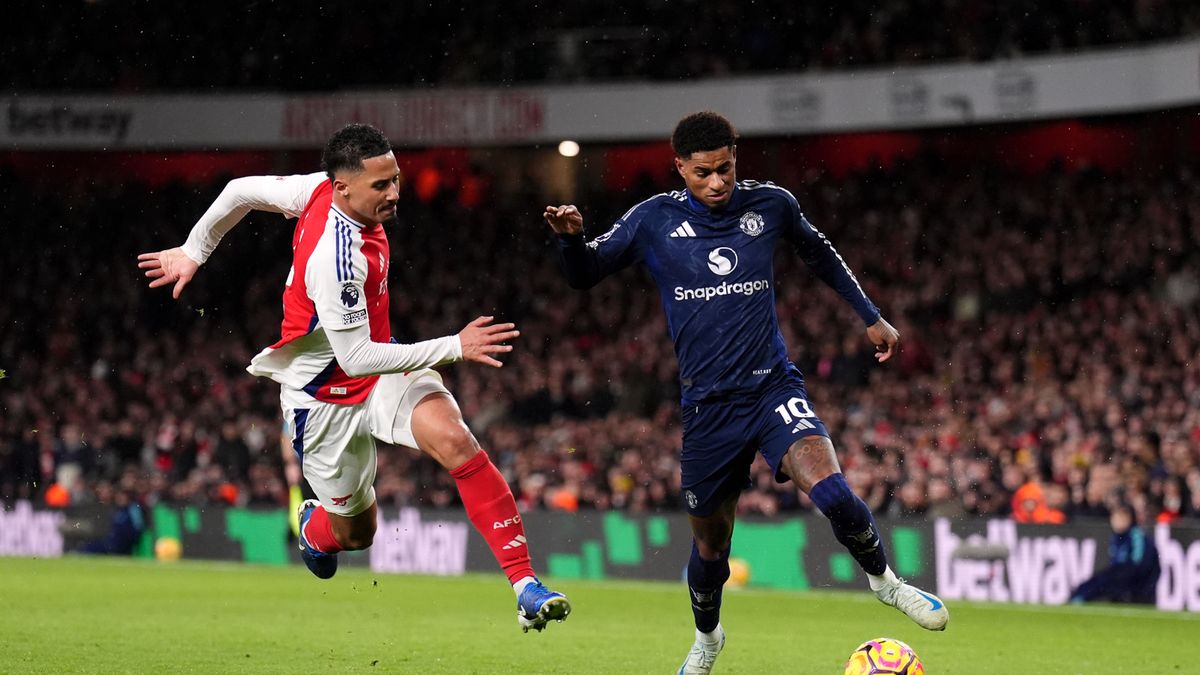 Getty Images / John Walton - PA Images / Marcus Rashford podczas meczu z Arsenalem